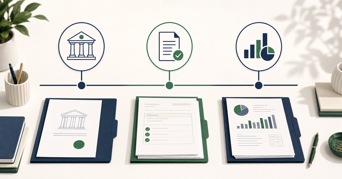 Irish company incorporation timeline showing first annual return followed by first financial statements