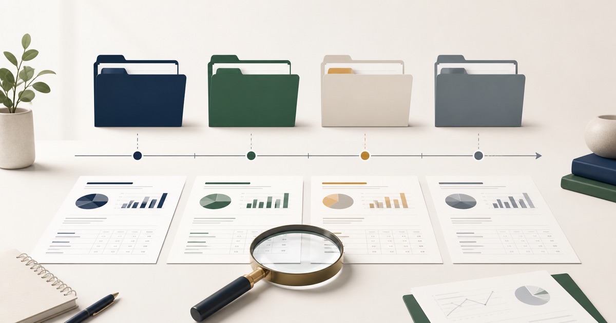 Public Irish company filing records and financial statements compared through a careful research workflow